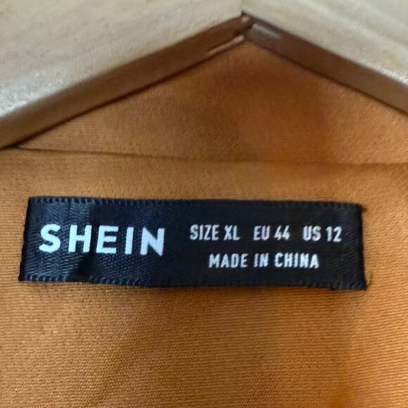 SHEIN Rust Brown Open Front Blazer – Size XL - Picture 6 of 6